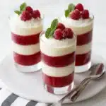 Raspberry & White Chocolate Mousse