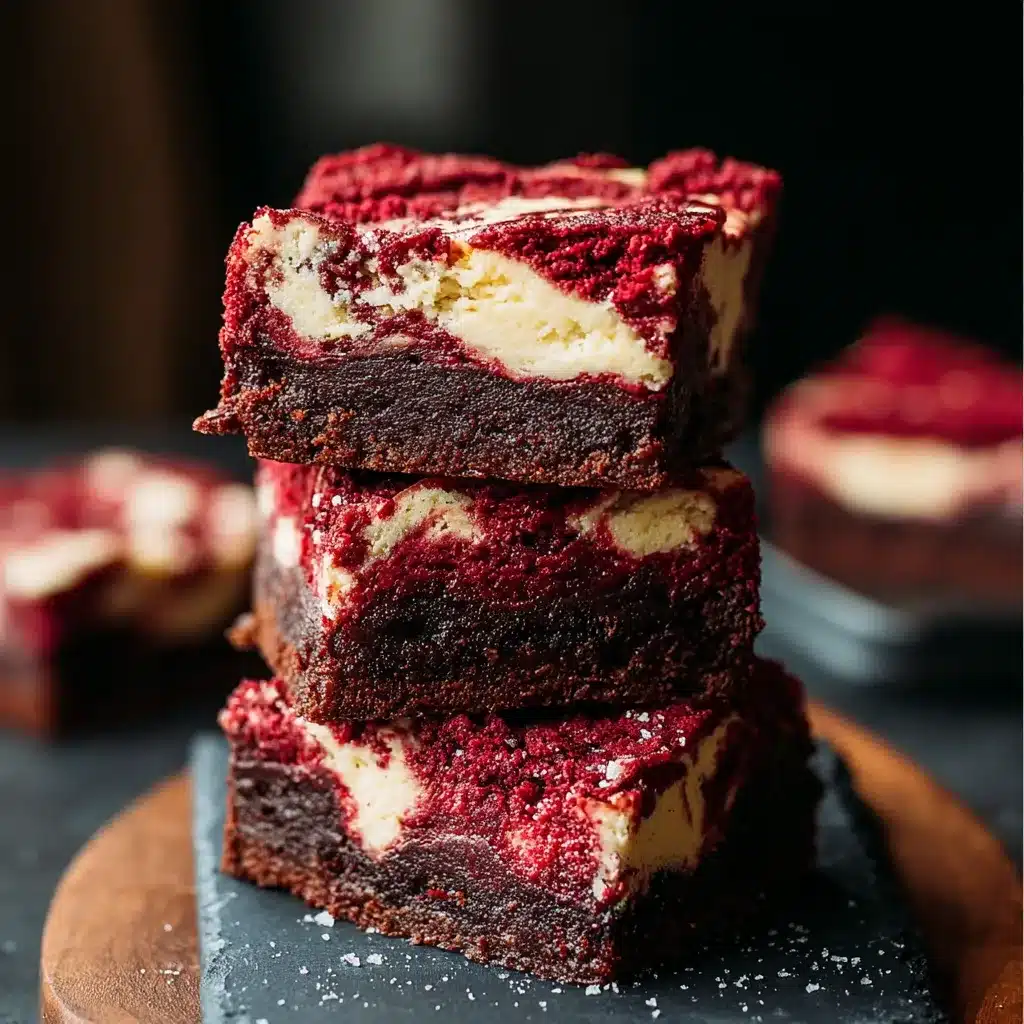 Red Velvet Cheesecake Brownies