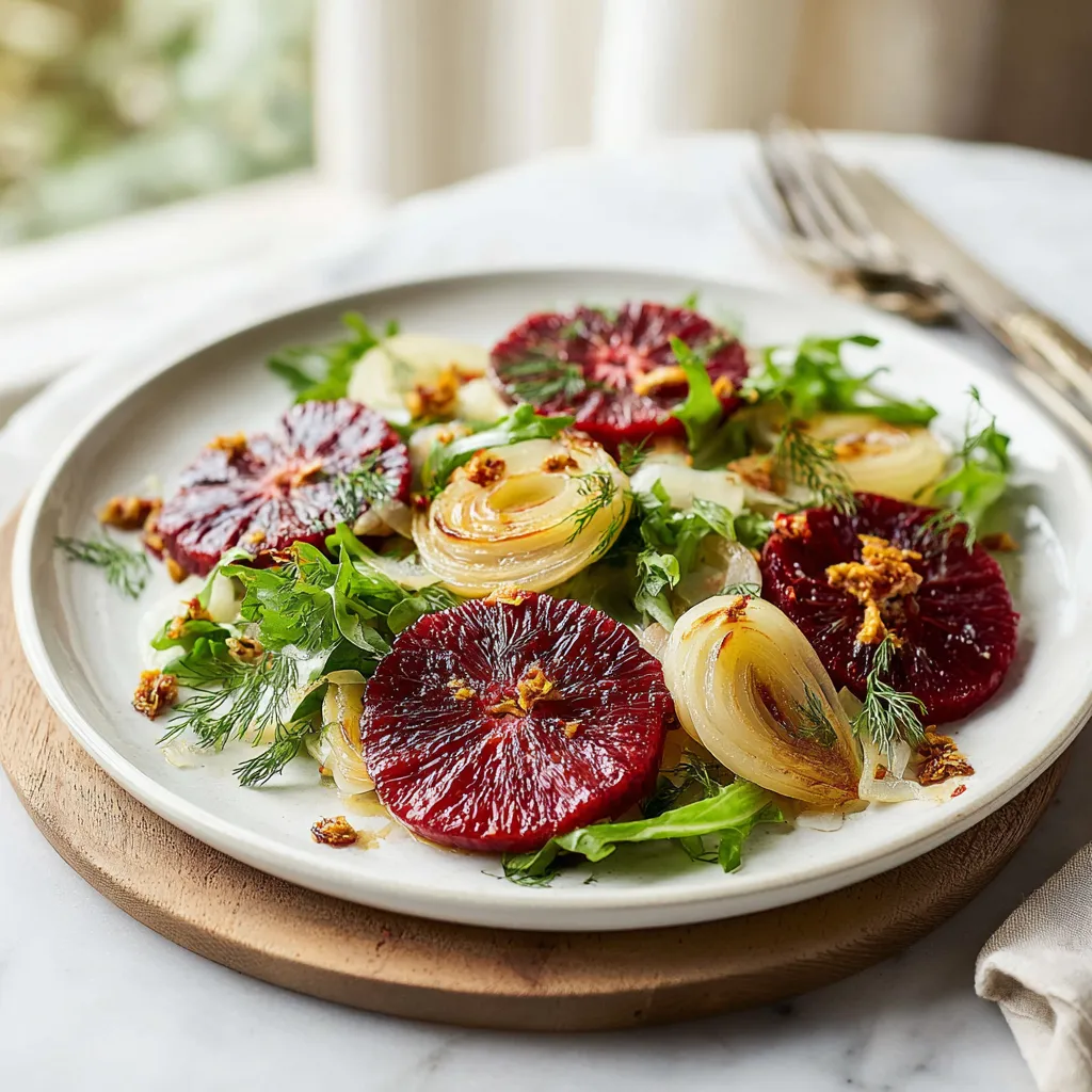 Roasted Blood Orange & Fennel Salad