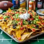 Sheet Pan Touchdown Nachos