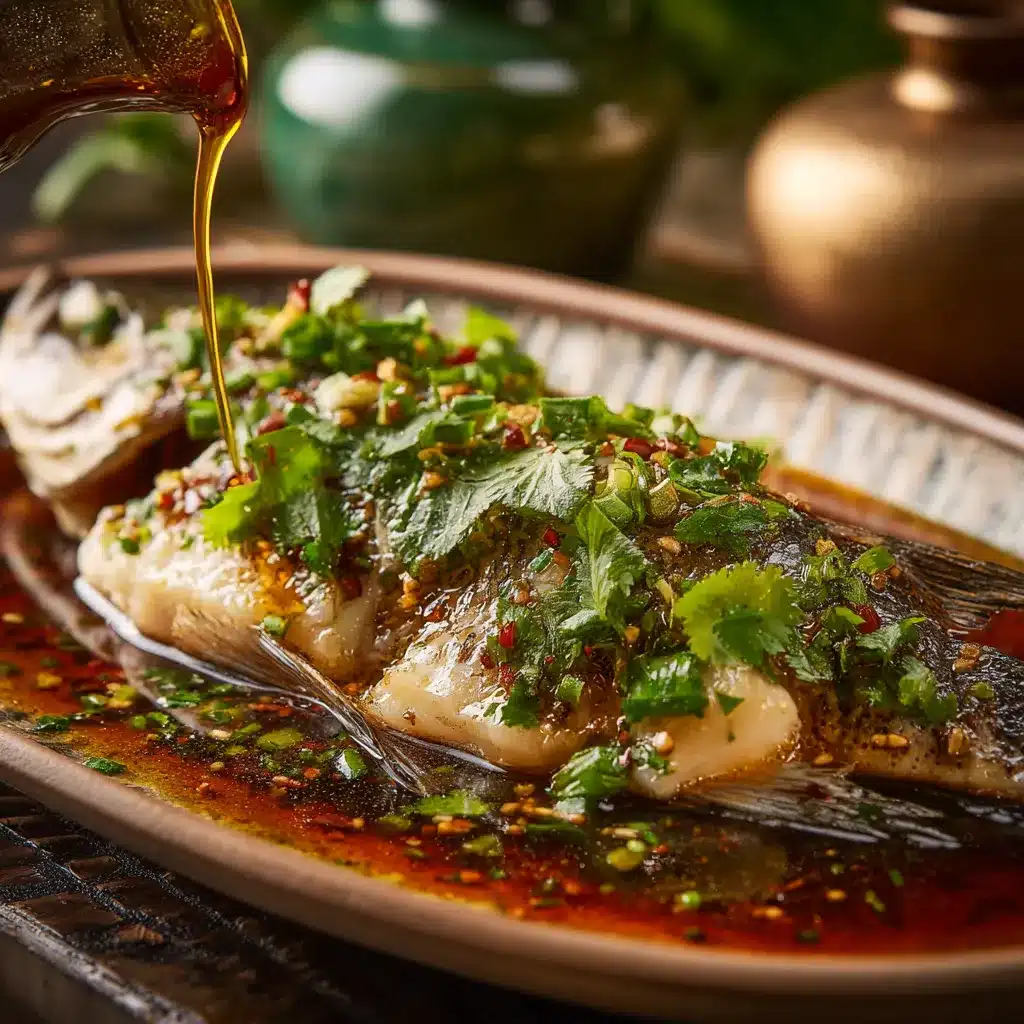 Steamed Whole Fish with Ginger