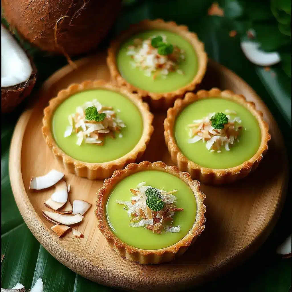 Thai Pandan Coconut Tarts