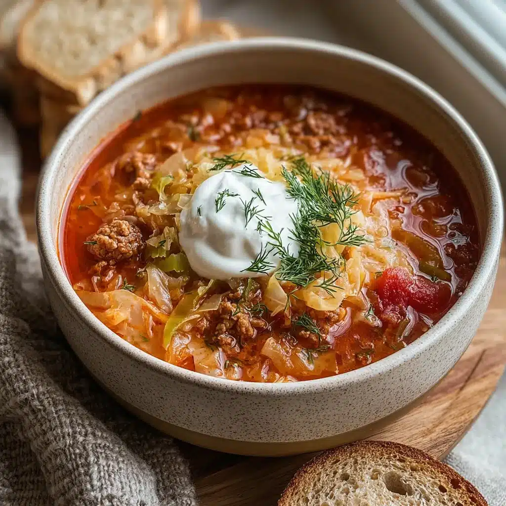 Unstuffed Cabbage Roll Soup