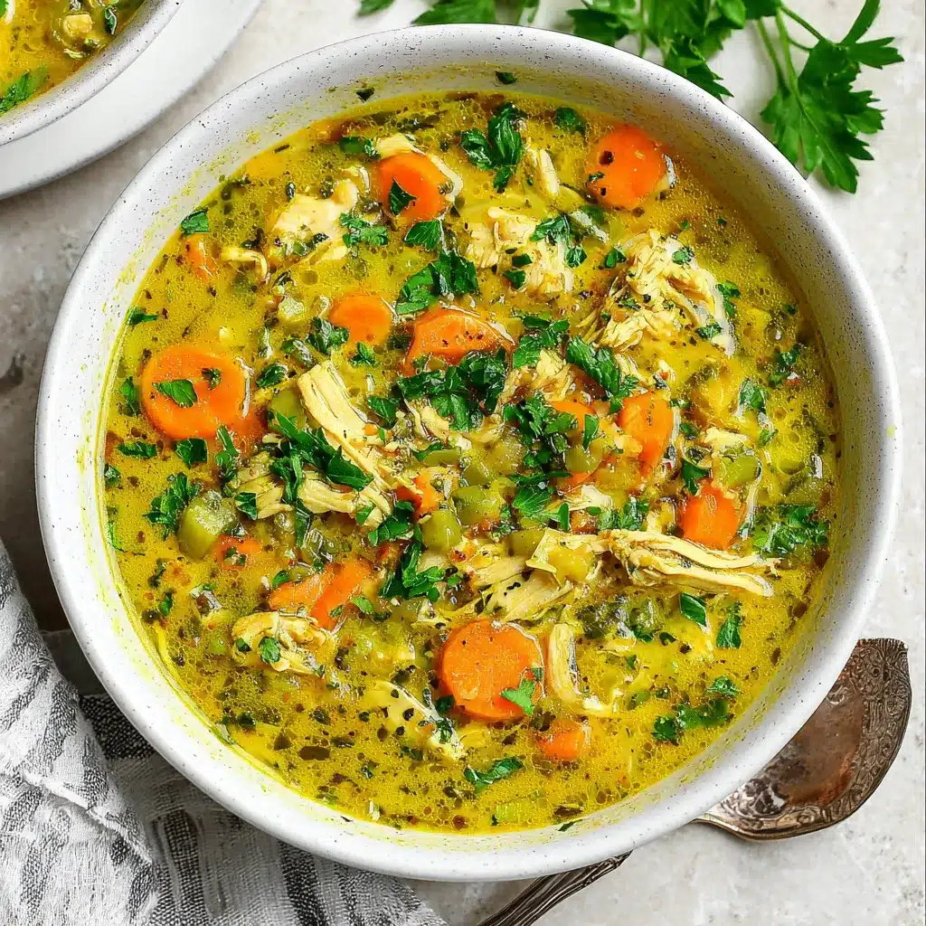 Anti Inflammatory Turmeric Chicken Soup