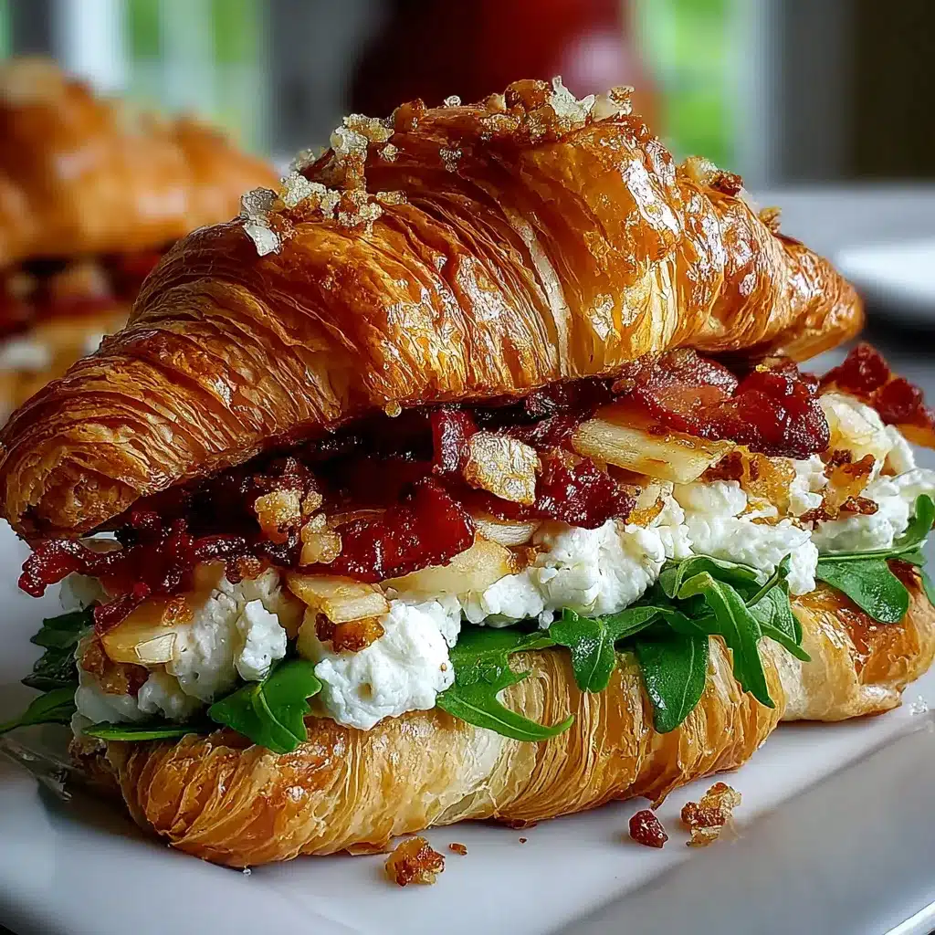 Apple & Goat Cheese Croissant Sandwich