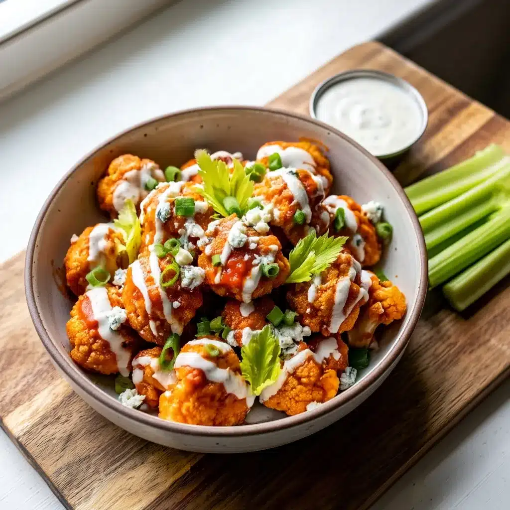 Buffalo Cauliflower Bites