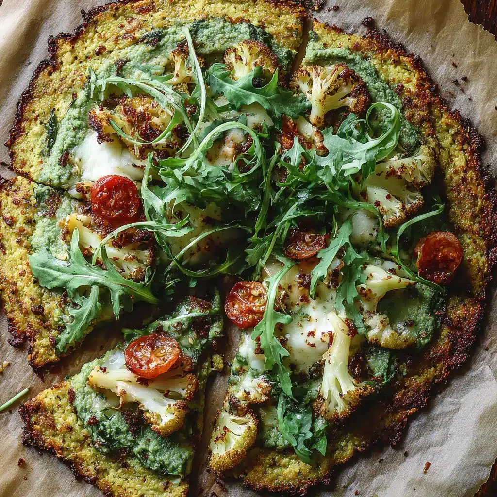 Cauliflower Crust Green Goddess Pizza