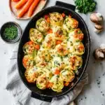 Cheesy Baked Vegetable Rolls