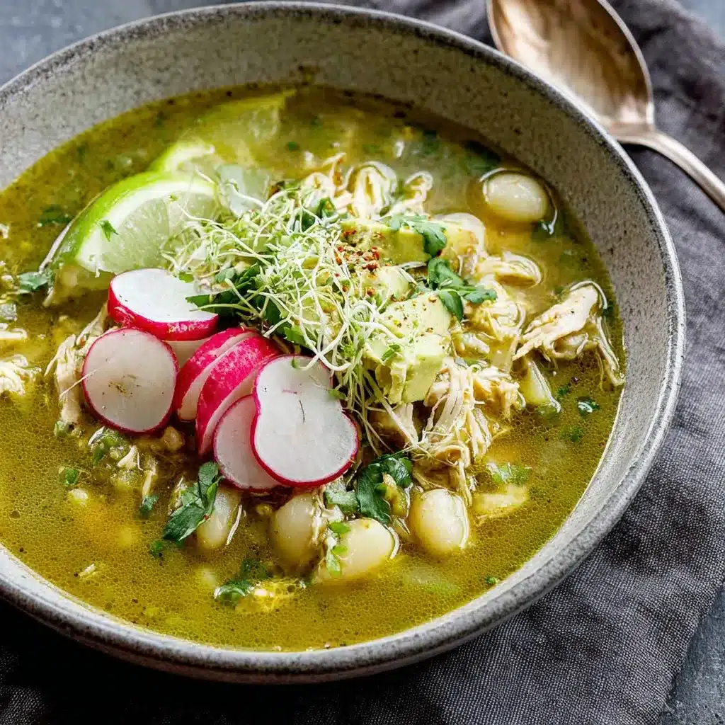 Chicken Pozole Verde Soup