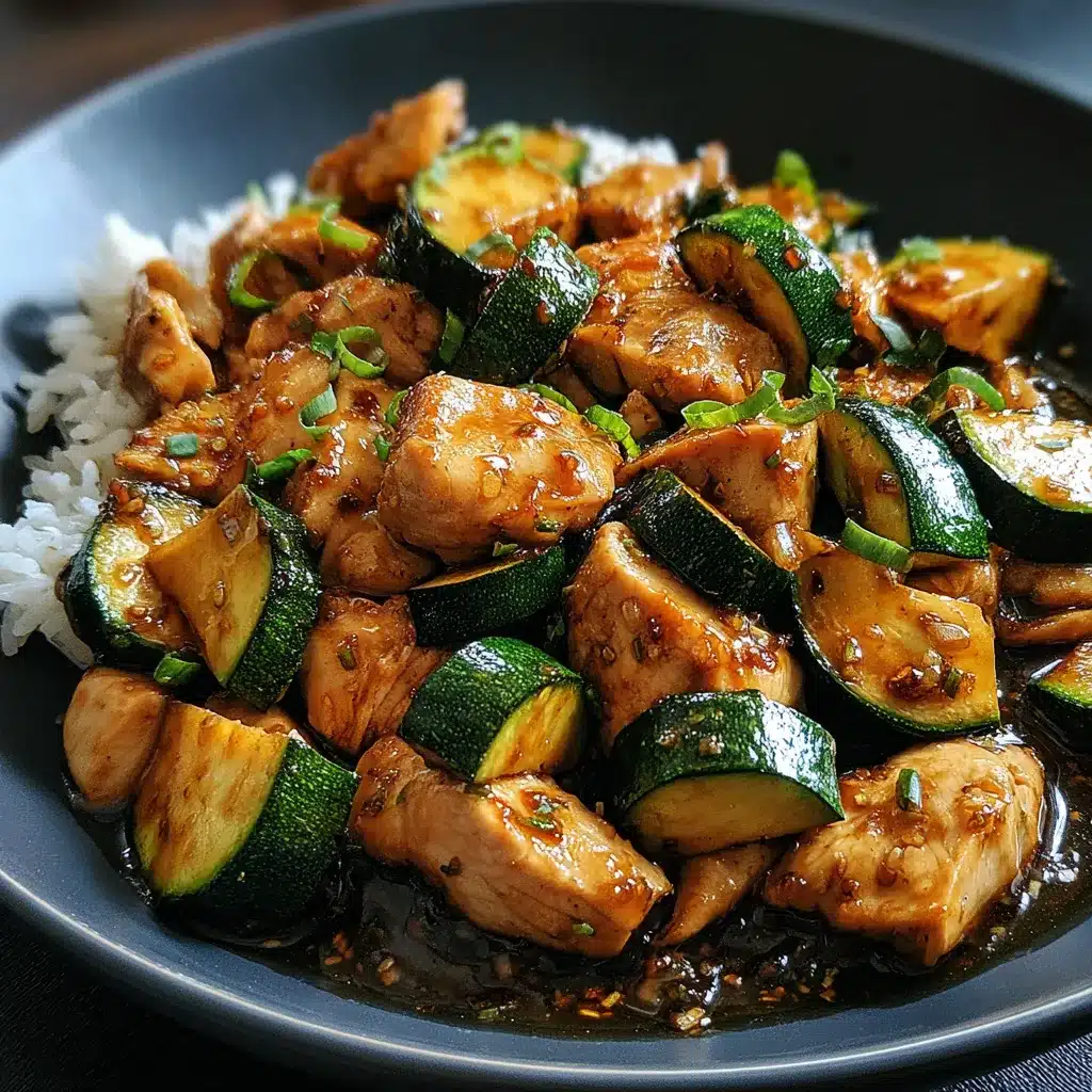 Chicken Zucchini Stir Fry