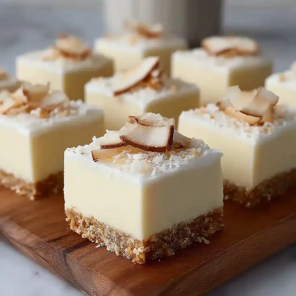 Coconut Rum Snow Squares