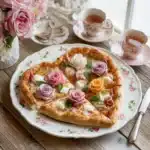 Coquette Rosa Pizza with Prosciutto Roses