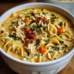 Crack Chicken Noodle Soup