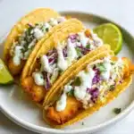 Crispy Beer Battered Fish Tacos