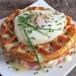 Croque Madame Waffles