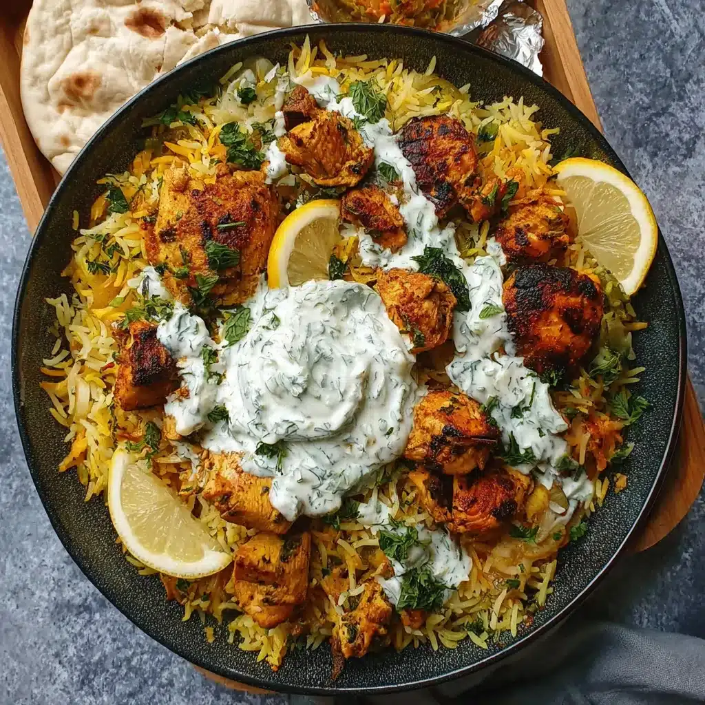 Dump And Bake Chicken Tzatziki Rice