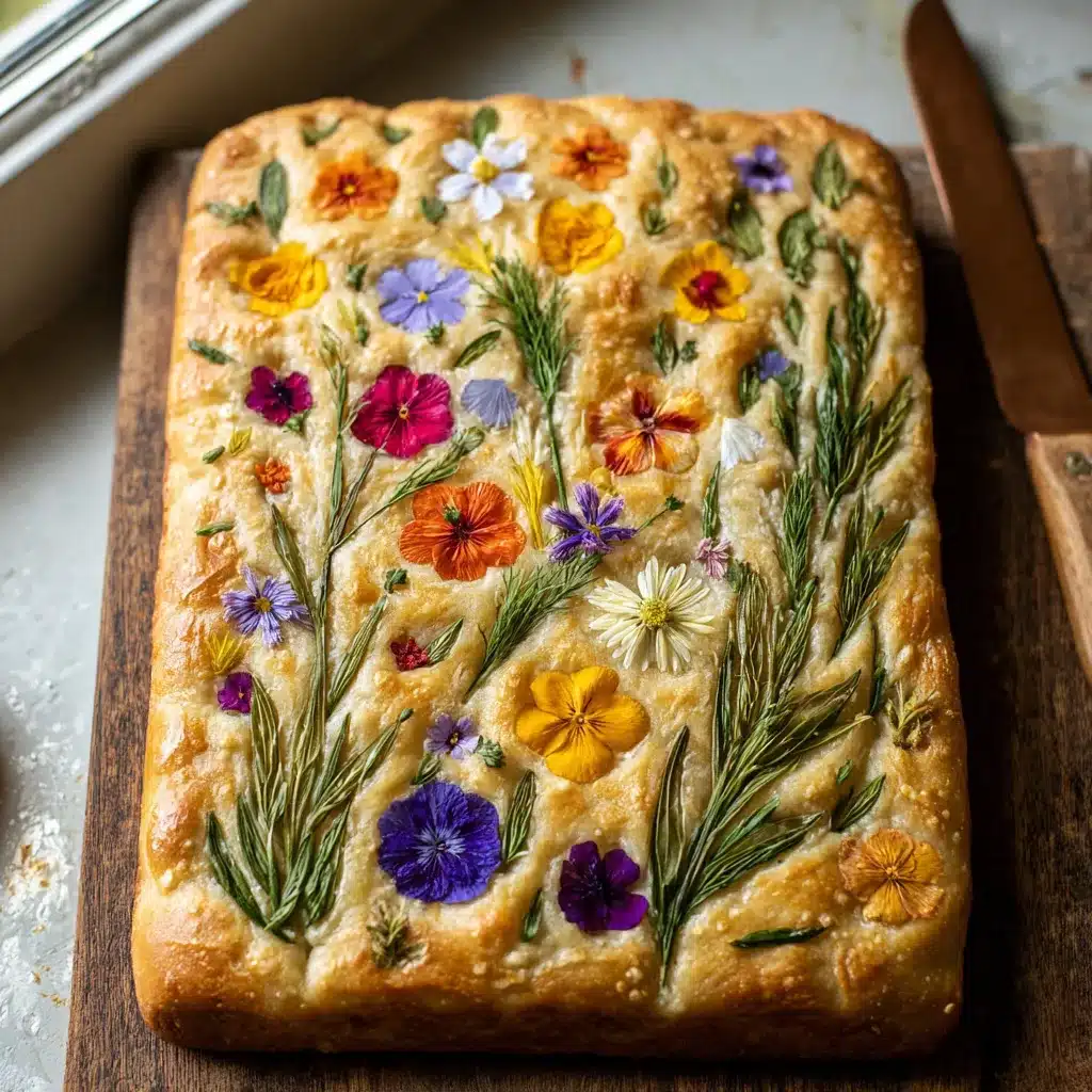 Edible Flower Focaccia