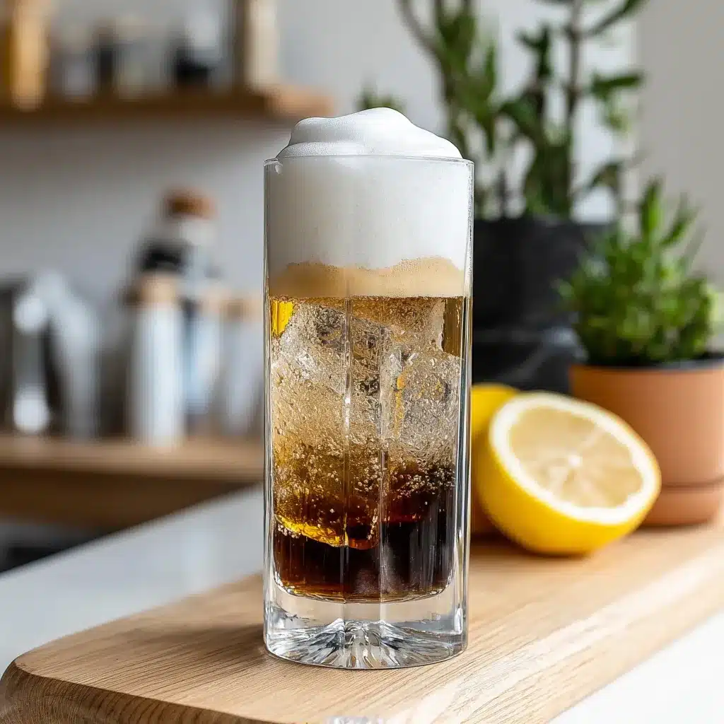 Espresso Tonic with Yuzu Foam