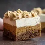 Frosted Gingerbread Brownies