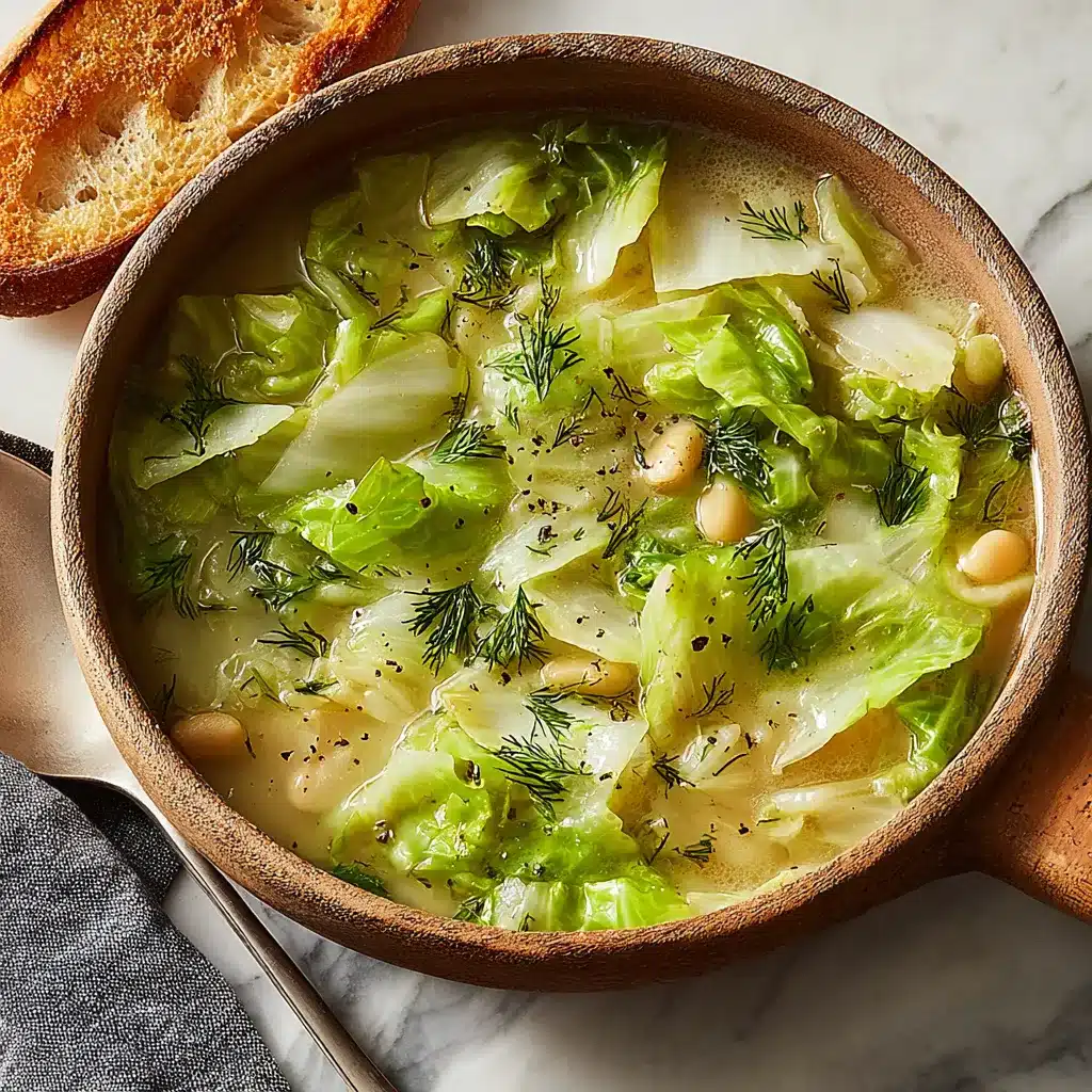 Garlicky Cabbage Soup