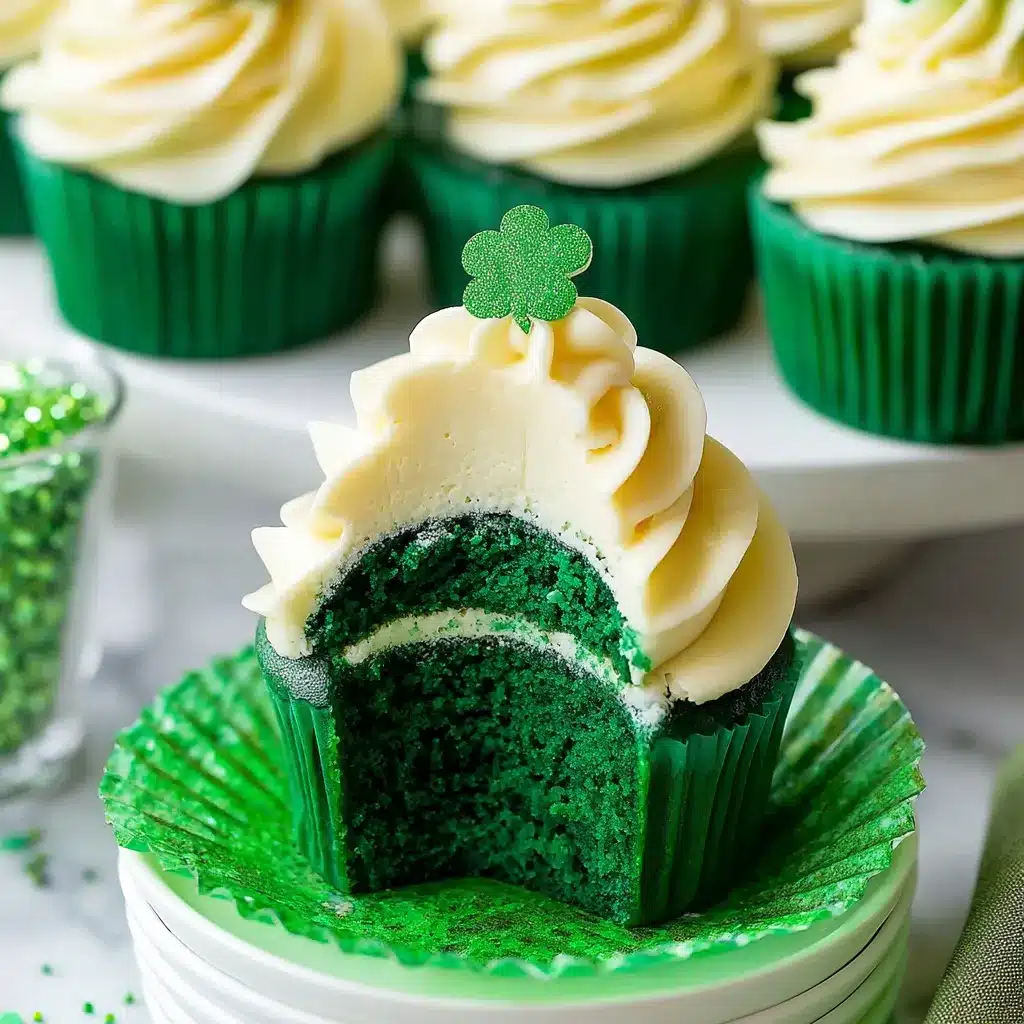 Green Velvet Cupcakes
