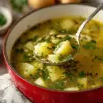 Hangover Cure Garlic Potato Soup