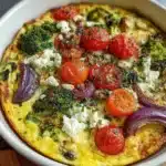 High-Protein Veggie Bake with Cottage Cheese