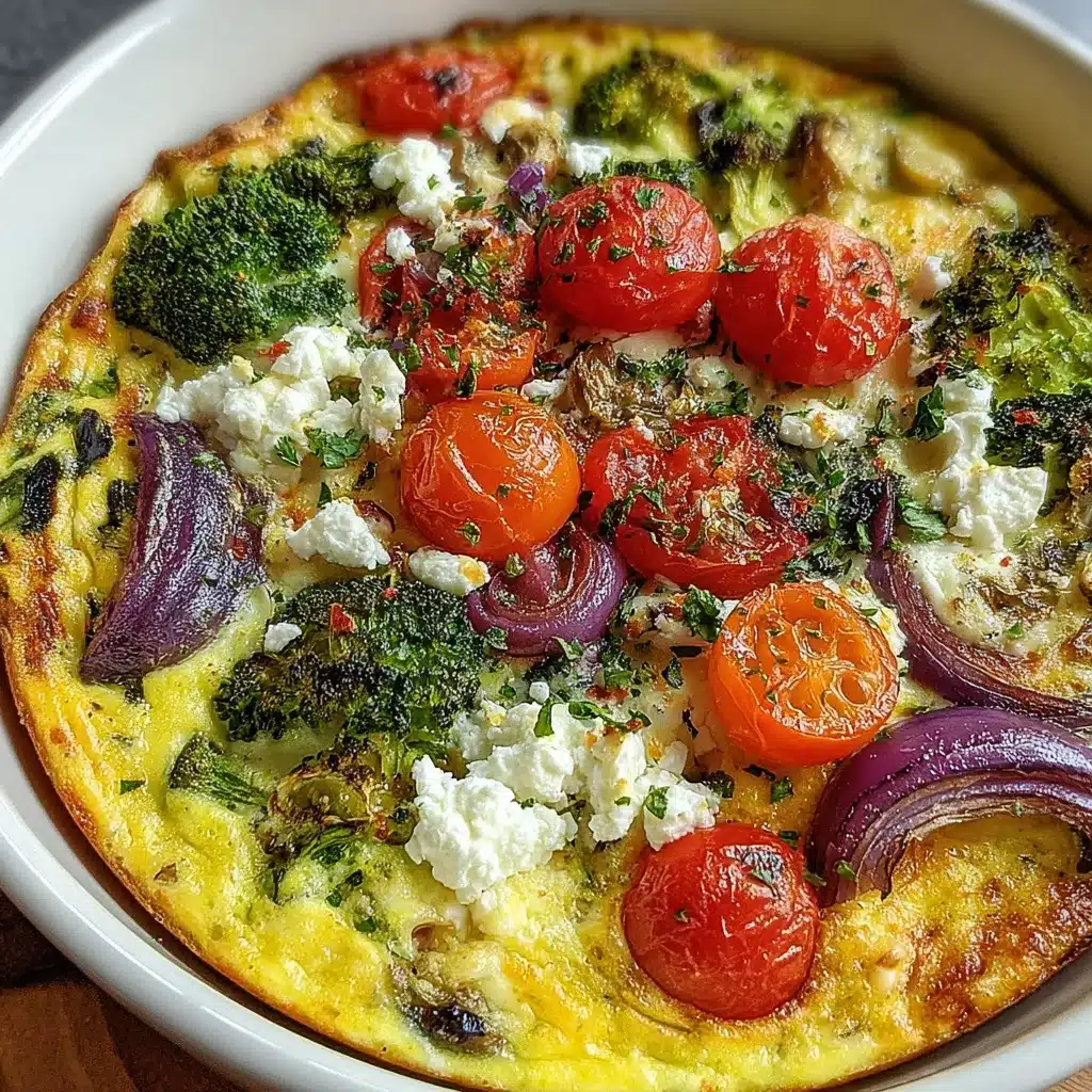 High-Protein Veggie Bake with Cottage Cheese