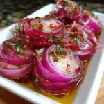 Hot Honey Pickled Red Onions