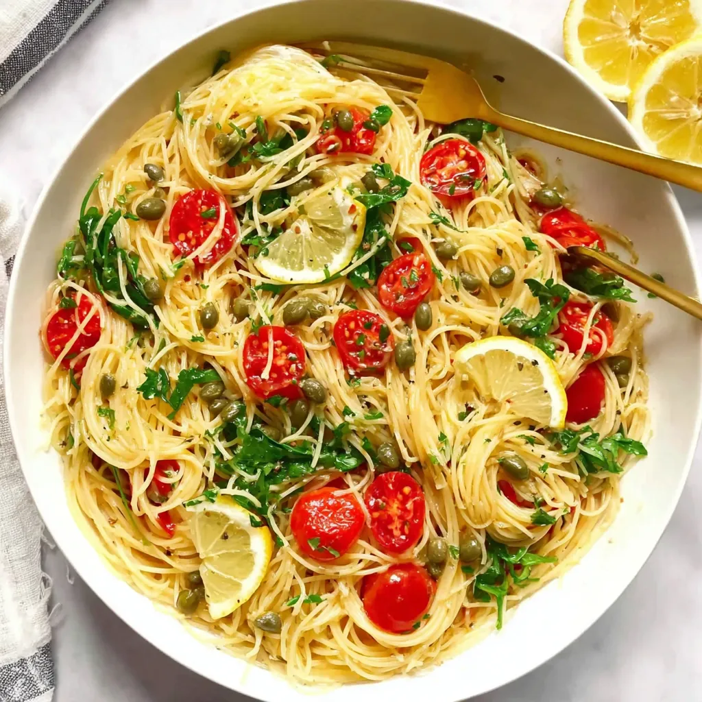Lemon Capellini Salad