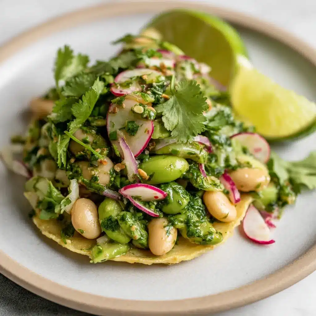 Marinated Cilantro Lime Bean Salad