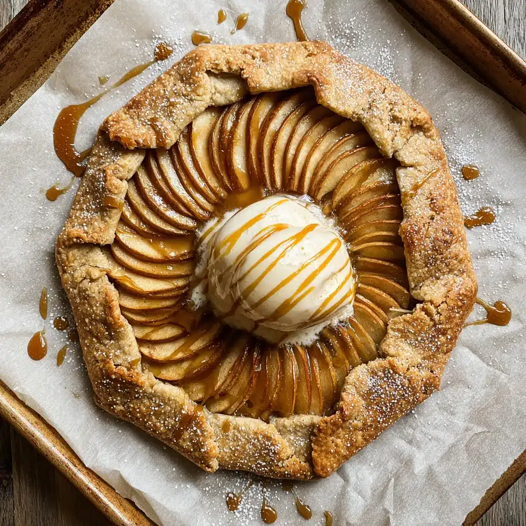 Miso Caramel Apple Galette