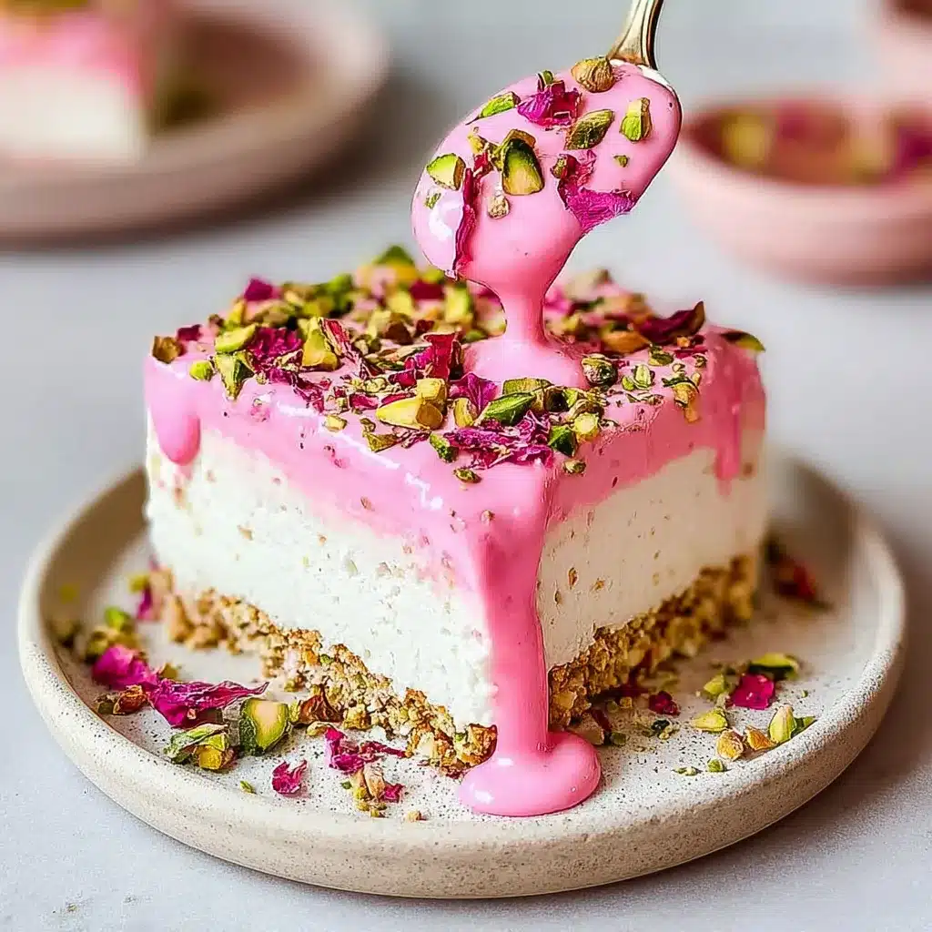 Pistachio Rose Milk Cake