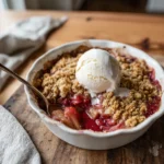 Rhubarb & Ginger Switter Crumble