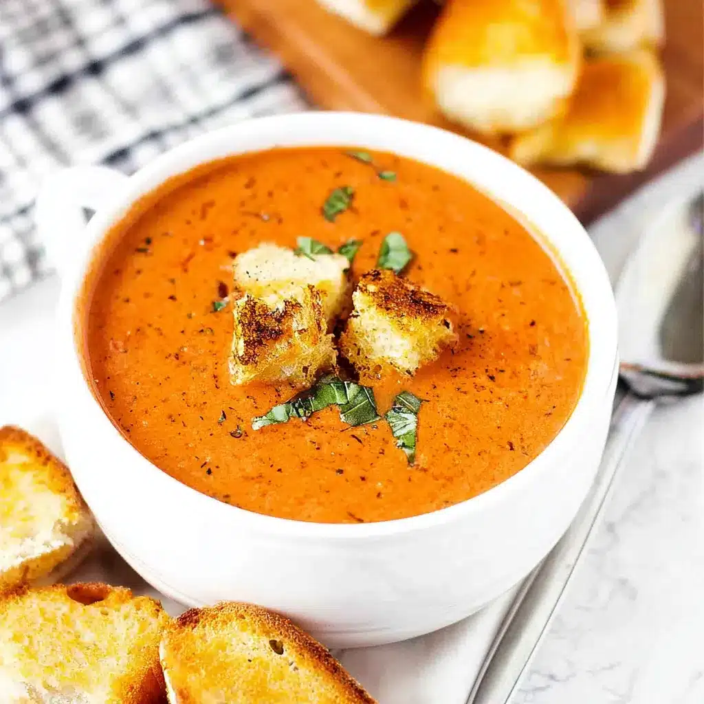 Roasted Tomato Basil Soup