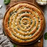 Savory Spinach & Feta Spiral Pie