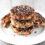 Sesame Crusted Salmon Patties