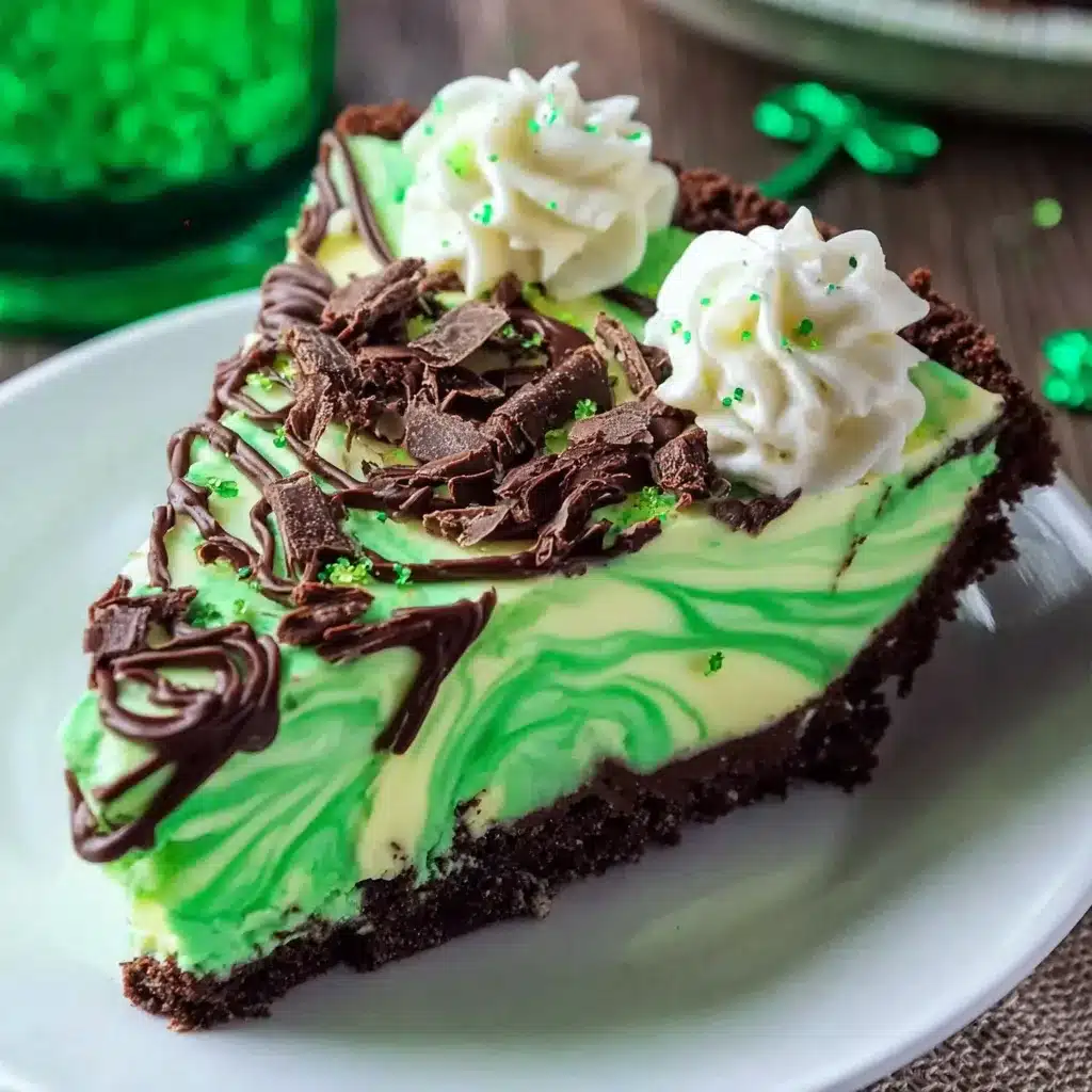 Shamrock Swirl Pie