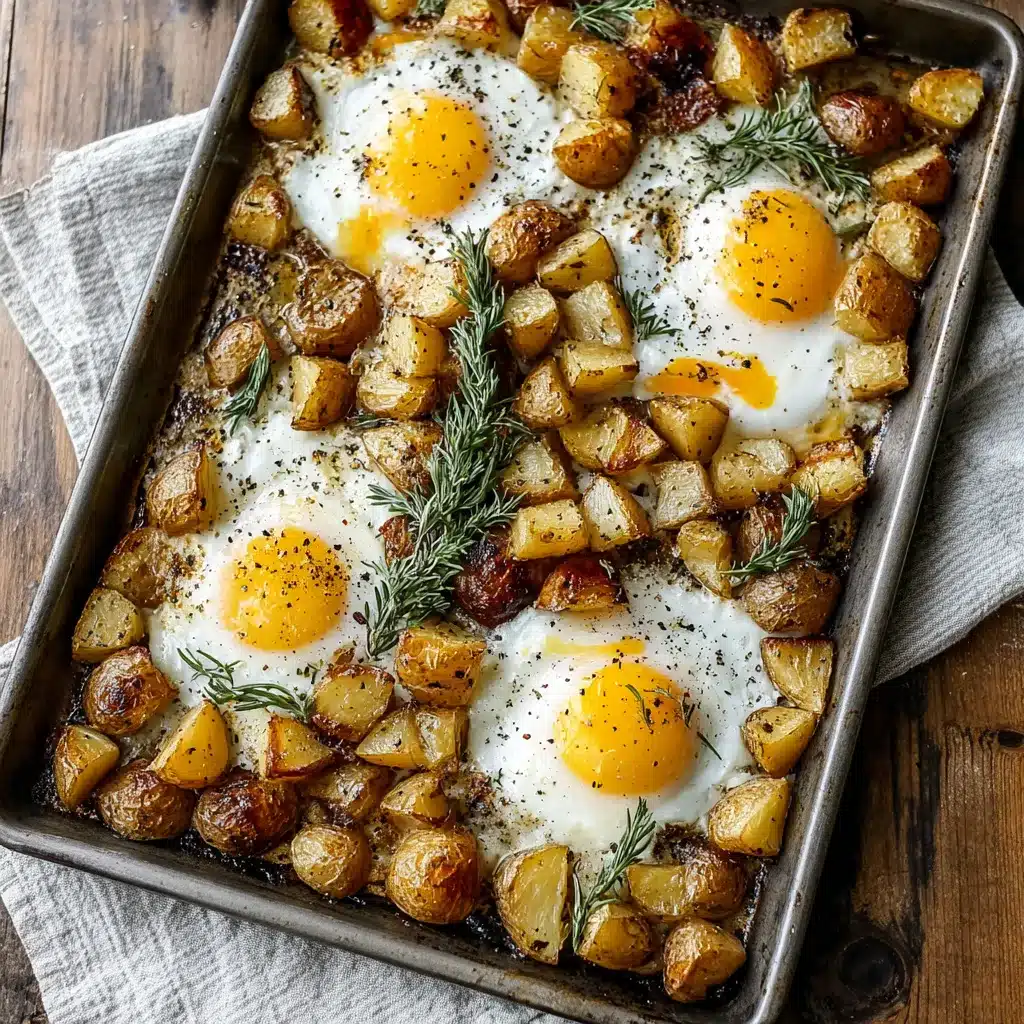Sheet Pan Tallow Potatoes & Eggs