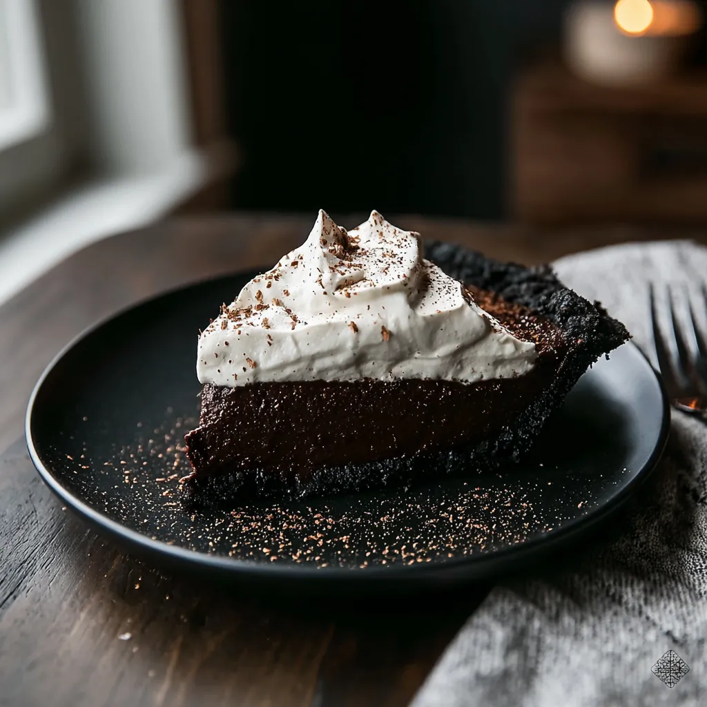 Spicy Mexican Chocolate Silk Pie
