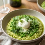 Spring Pea & Burrata Risotto