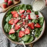Strawberry Spinach Salad with Poppyseed Dressing
