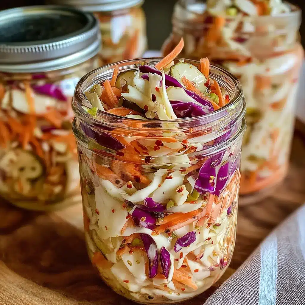 Sweet & Spicy Pickle Slaw