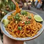 Swicy Thai Peanut Noodles