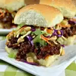 Thai Sloppy Joe Sliders