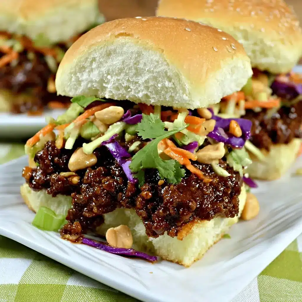 Thai Sloppy Joe Sliders
