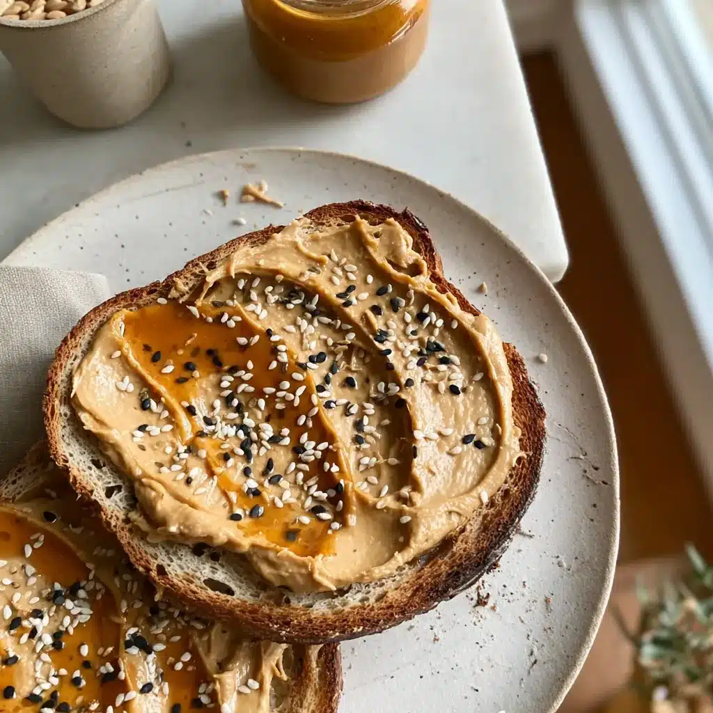 Whipped Peanut Butter & Miso Toast