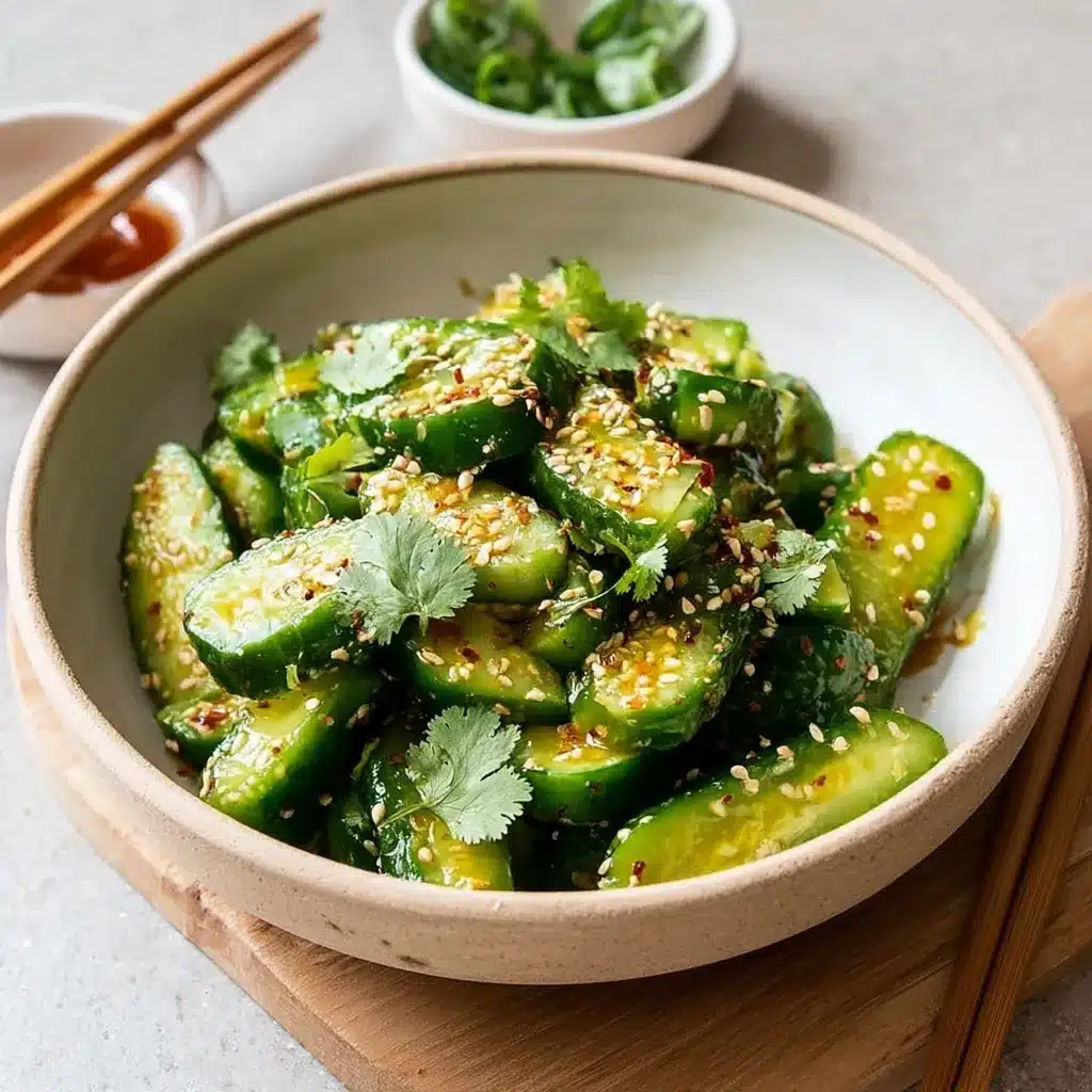 Asian-Style Smashed Cucumber Salad