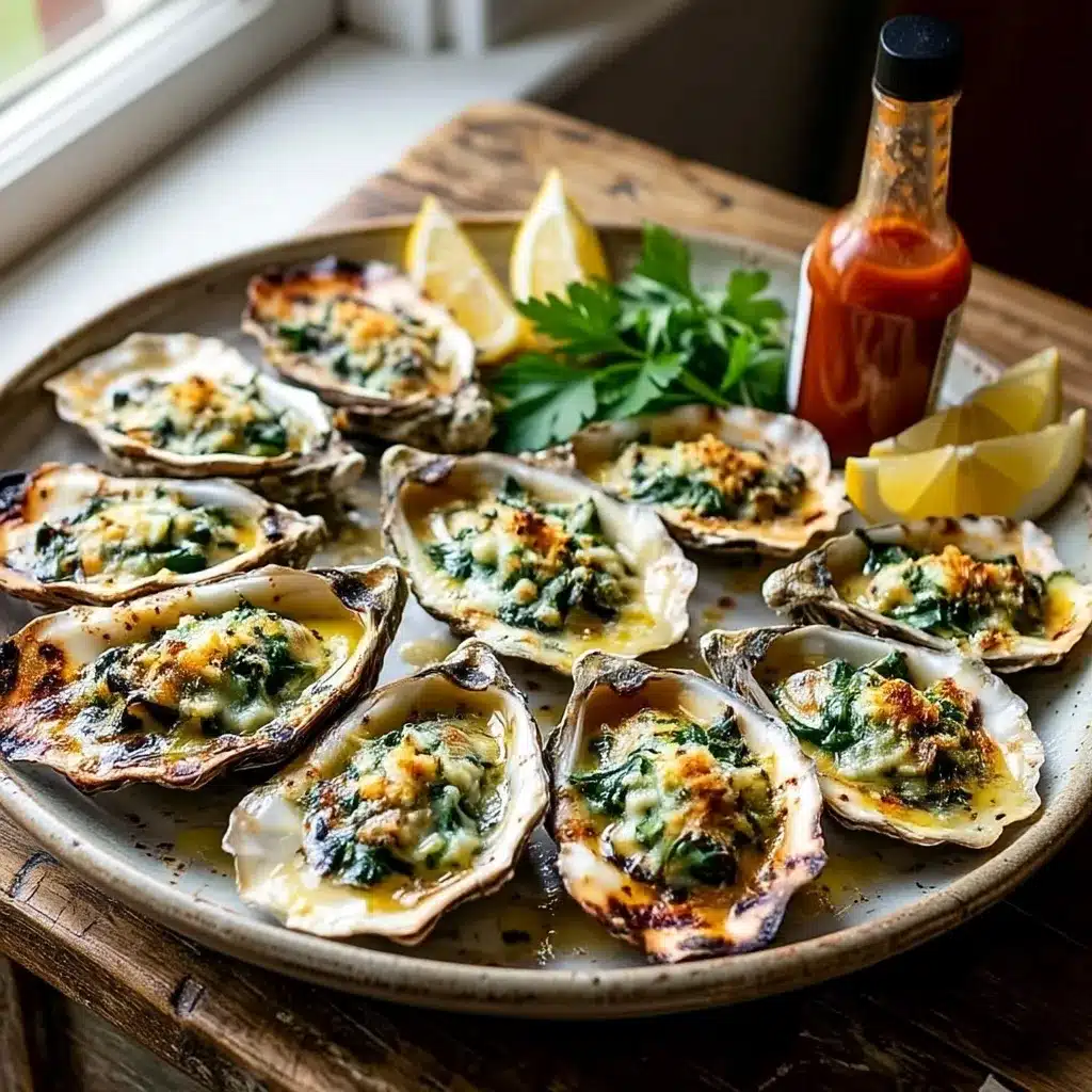 Baked Oysters Rockefeller