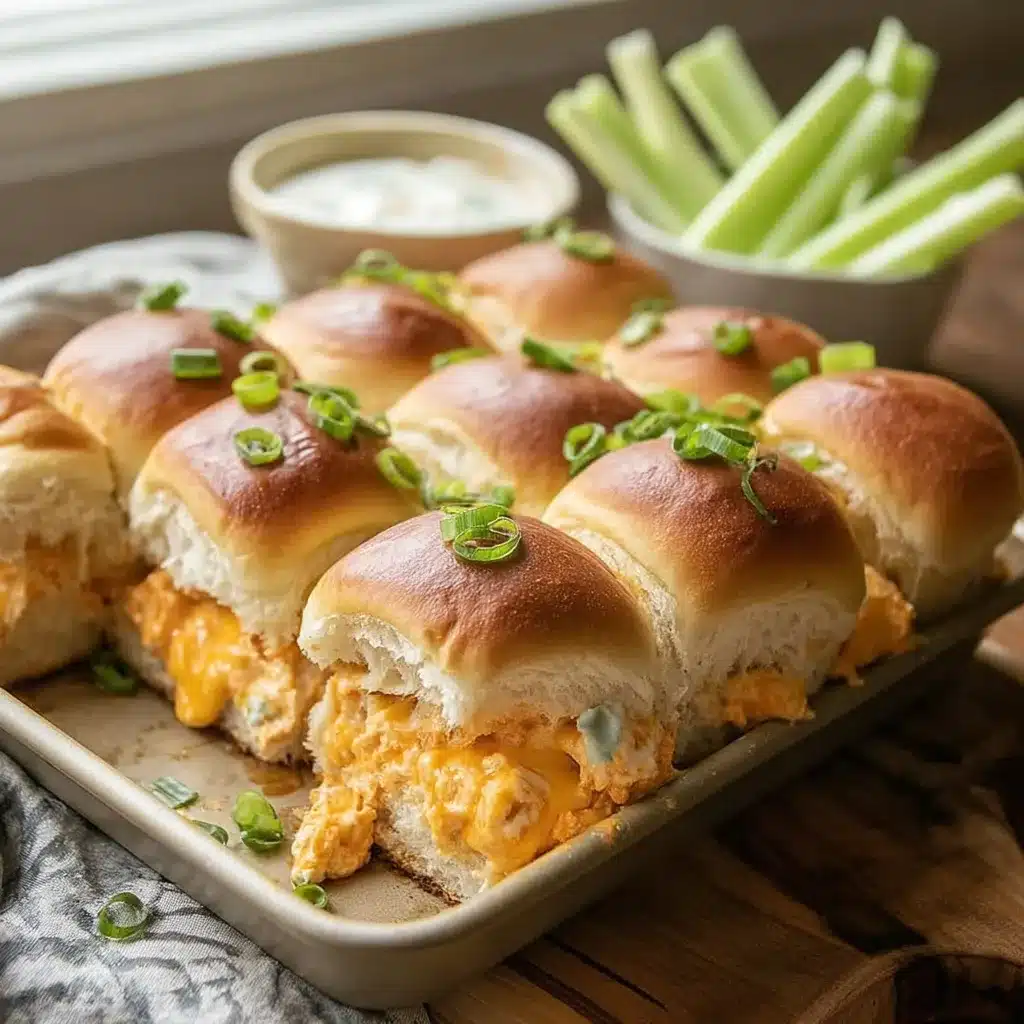 Buffalo Chicken Dip Sliders